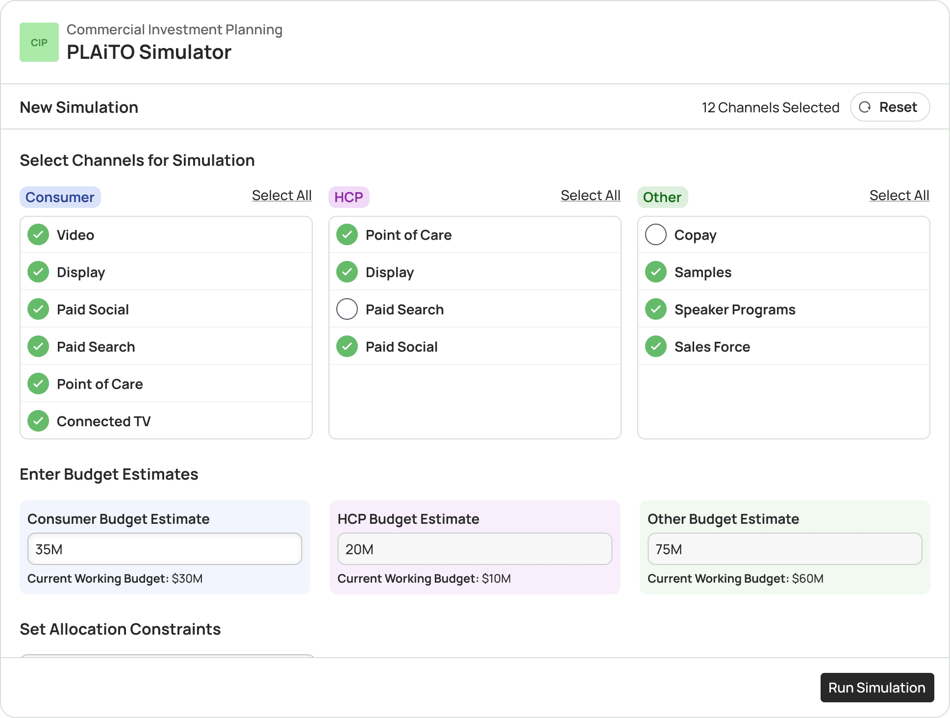 ProclaimRx Input Interface